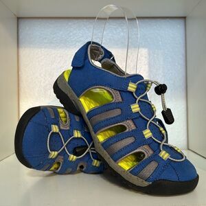Clarks Collection Womens Hiking Outdoor Water Sport Closed Toe Blue Sandals